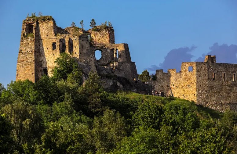 The ruins of the Castle in Brok, Poland